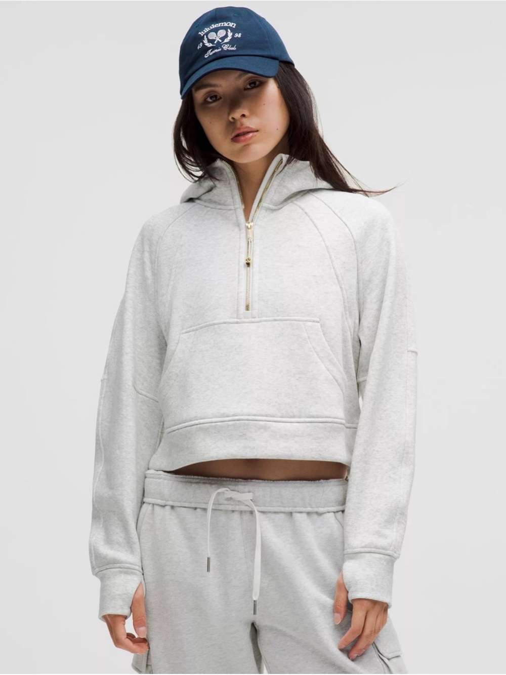 Lulu Scuba Oversized Half-Zip Hoodie